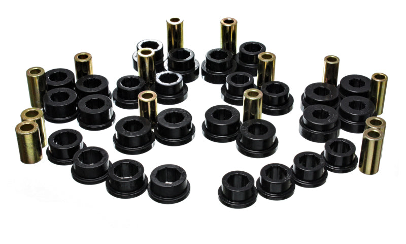 ES Cntrl Arm Bushings - Black - Energy Suspension 13 Scion FR-S / Subaru BRZ Black Front Control Arm Bushing Set