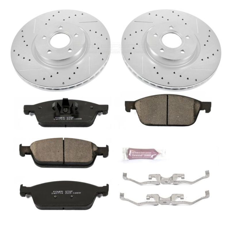 PSB Z23 Evolution Kit - Power Stop 13-14 Ford Focus Front Z23 Evolution Sport Brake Kit