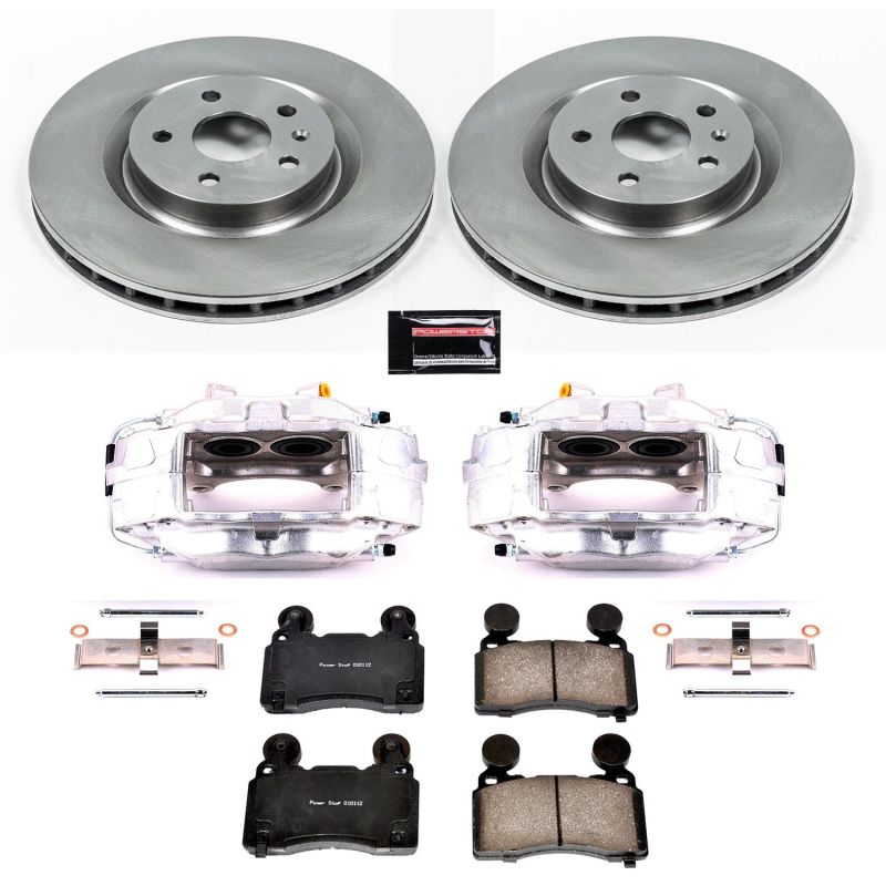 PSB Autospecialty Caliper - Power Stop 10-15 Chevrolet Camaro Front Autospecialty Kit w/Cals