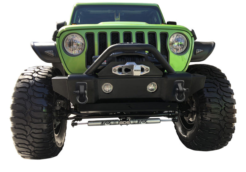 RAM Recovery Bumper - Rampage 2007-2018 Jeep Wrangler(JK) Recovery Bumper Stubby Front - Black