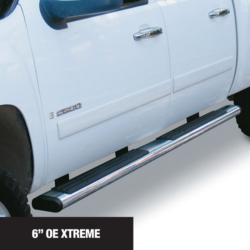 GOR Steps - OE Xtreme - 6in - Go Rhino 6in OE Xtreme SideSteps - SS - 80in