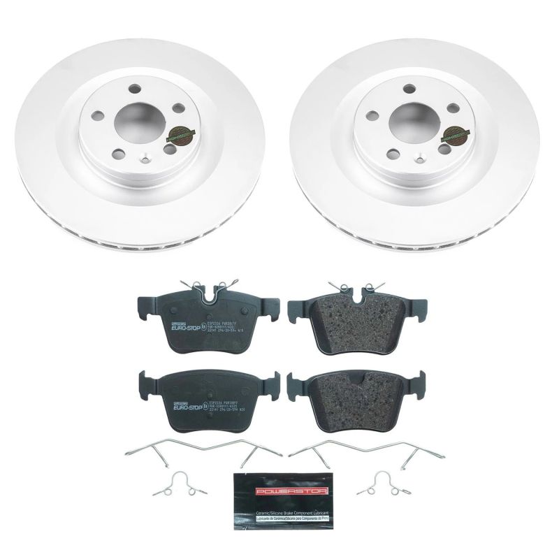 PSB Euro-Stop Kit - Power Stop 19-20 Volvo S60 Rear Euro-Stop Brake Kit