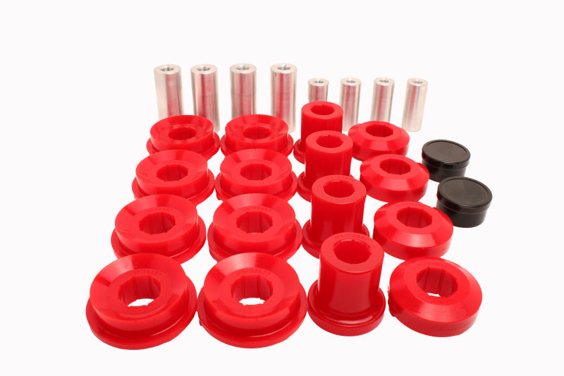 ES Cntrl Arm Bushings - Red - Energy Suspension 12-20 Tesla Model S Front Control Arm Bushing Set - Red