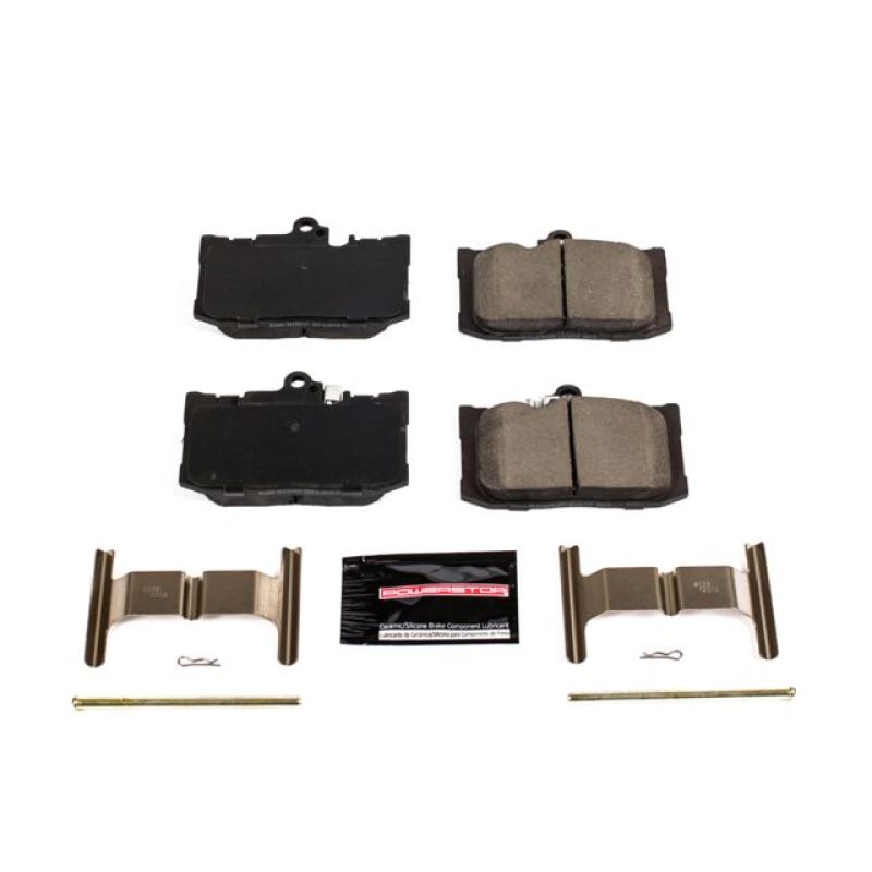PSB Z23 Evolution Brake Pads - Power Stop 16-17 Lexus GS200t Front Z23 Evolution Sport Brake Pads w/Hardware