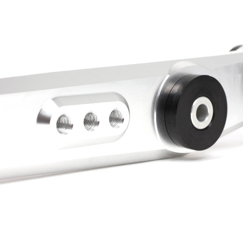 BX Lower Control Arms - BLOX Racing V2 Billet Rear Lower Control Arms Poly Bushings 96-00 Honda Civic - Raw