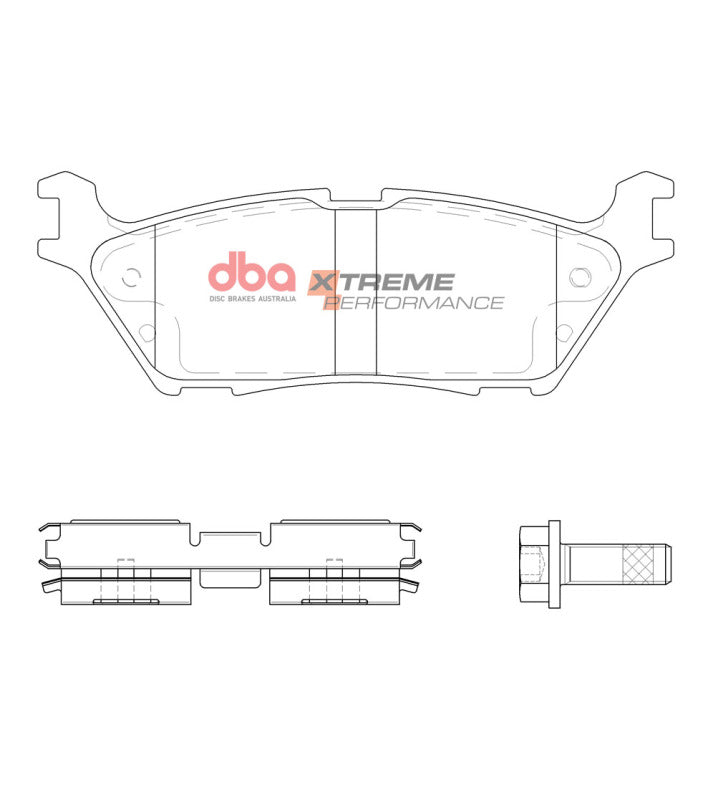 DBA XP Performance Brake Pads - DBA 18-20 Ford Expedition Rear XP Performance Brake Pads