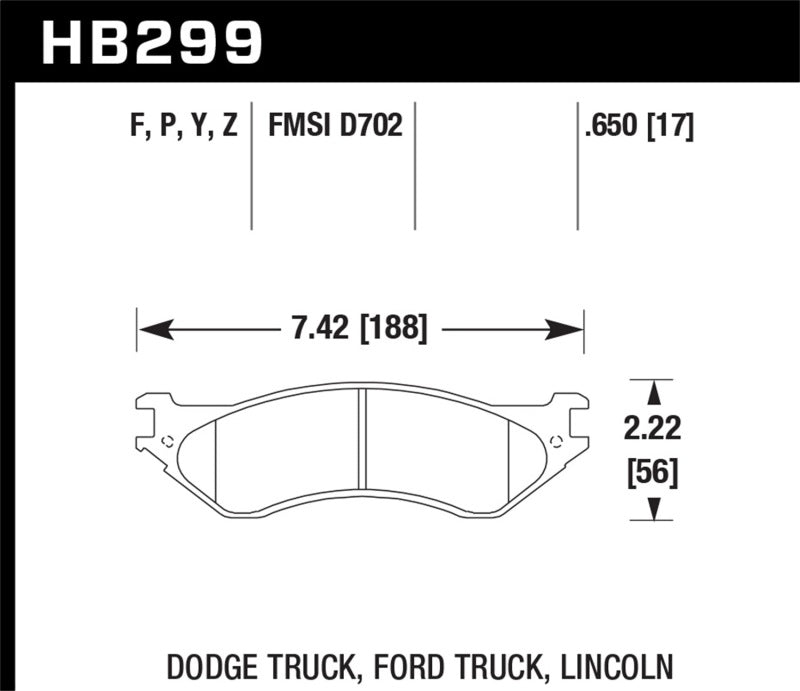 HAWK Ceramic Brake Pad Sets - Hawk Performance Ceramic Street Brake Pads