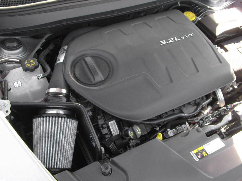 AFE Magnum FORCE Stage-2 Cold Air Intakes - aFe MagnumFORCE Intake Stage-2 Pro DRY S 2014 Jeep Cherokee V6 3.2L