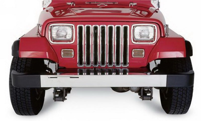 RAM Grille - Rampage 1997-2006 Jeep Wrangler(TJ) Grille Inserts - Chrome