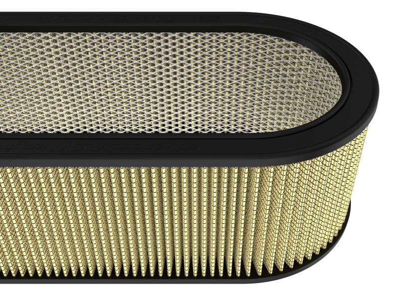 AFE Universal Pro-G 7 Filter - aFe MagnumFLOW Air Filters Round Racing PG7 A/F PG7 Oval Filter (18.13 x 7.25 x 6.0 w/EM)