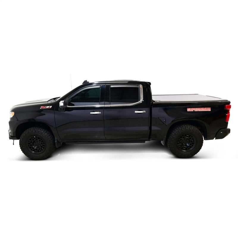 WES Electric Retractable Tonneau - Westin 19-26 Chev/GMC Silverado/Sierra 1500 5ft 8in Bed Electric Retractable Tonneau Cover - Black