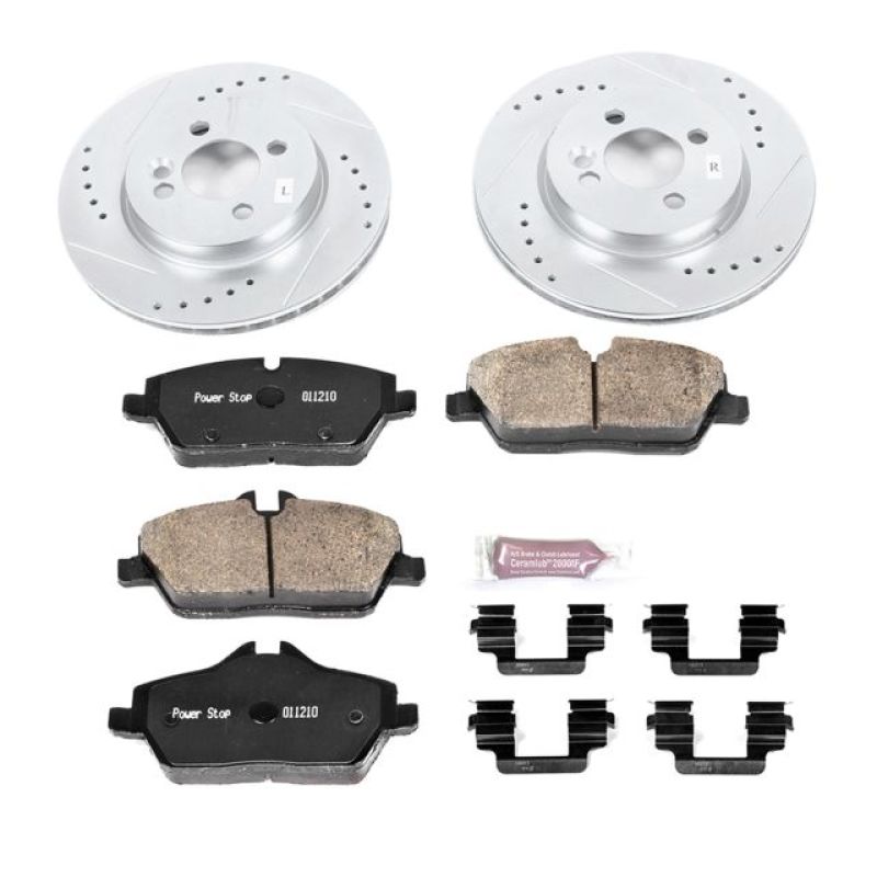 PSB Z23 Evolution Kit - Power Stop 11-16 Mini Cooper Front Z23 Evolution Sport Brake Kit