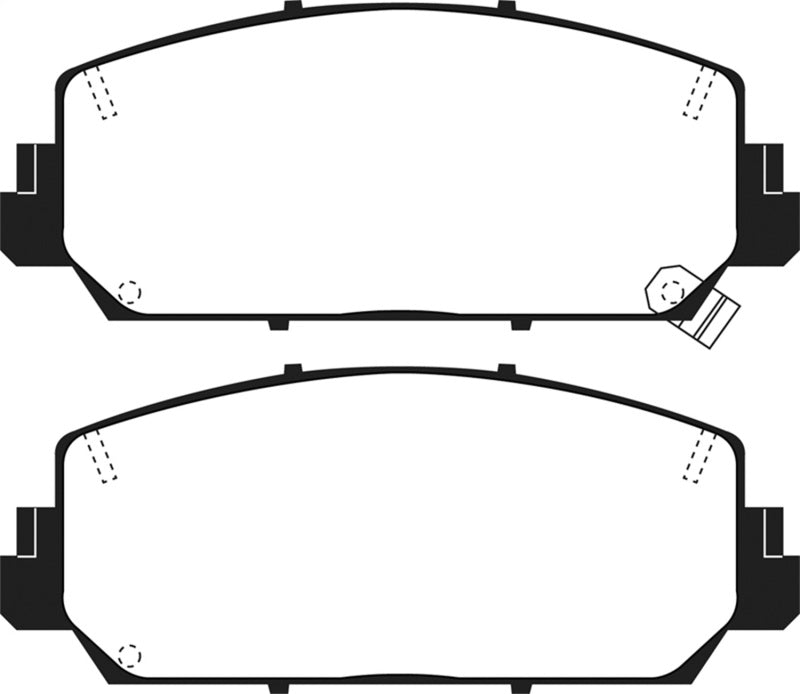 EBC Redstuff Brake Pad Sets - EBC 16+ Acura ILX 2.4 Redstuff Front Brake Pads