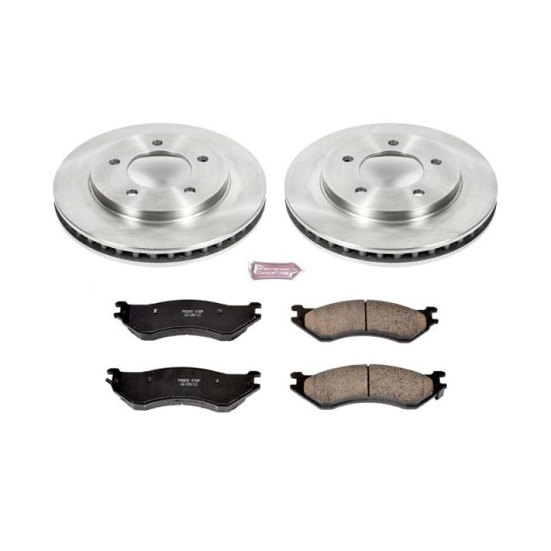 PSB Autospecialty Kit - Power Stop 97-02 Ford Expedition Front Autospecialty Brake Kit