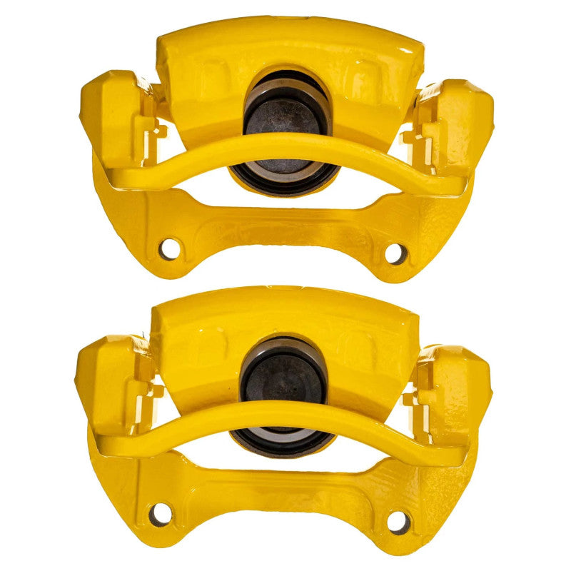 PSB Yellow Calipers - Power Stop 2011 Saab 9-5 Front Yellow Caliper w/Bracket (Pair)