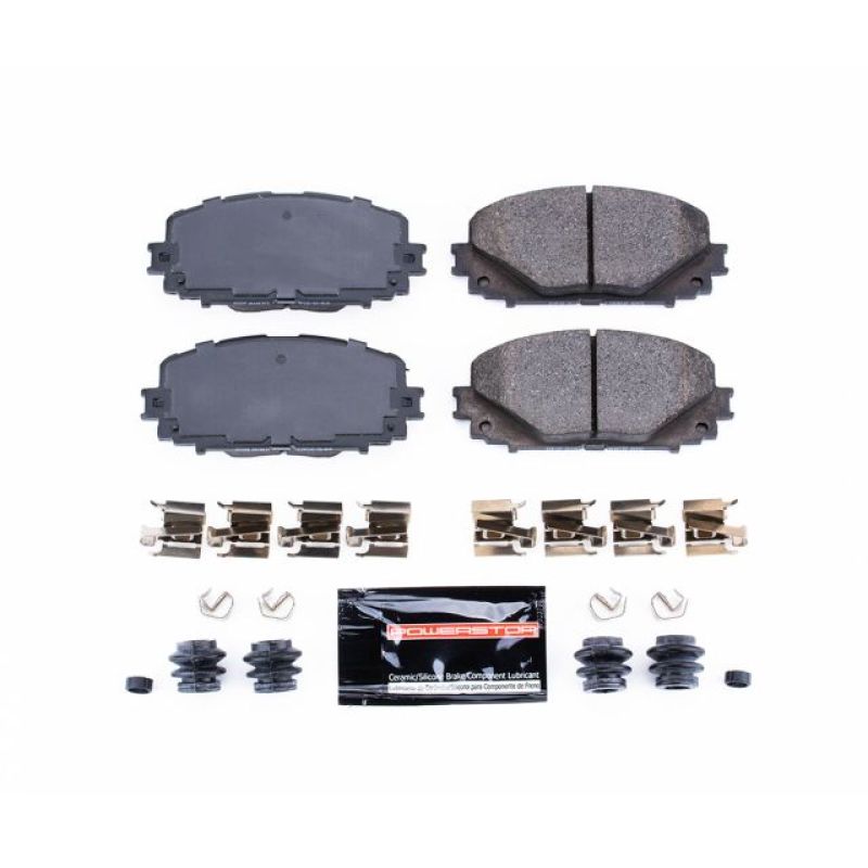 PSB Z23 Evolution Brake Pads - Power Stop 12-18 Toyota Yaris Front Z23 Evolution Sport Brake Pads w/Hardware