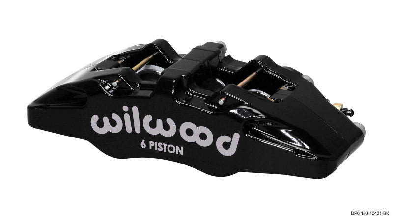 WIL Dynapro Caliper - Wilwood Caliper-Forged Dynapro 6 5.25in Mount-L/H 1.62/1.38in/1.38in Pistons .38in Disc