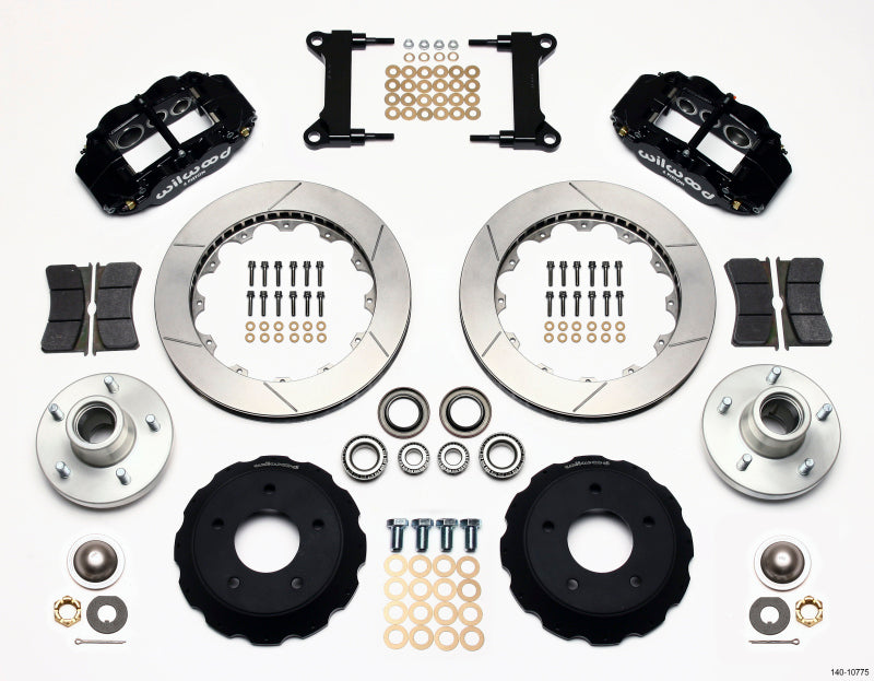 WIL Superlite Brake Kit - Wilwood Narrow Superlite 6R Front Hub Kit 13.06in Chevy C-10 60-87 CPP Drop Spindle