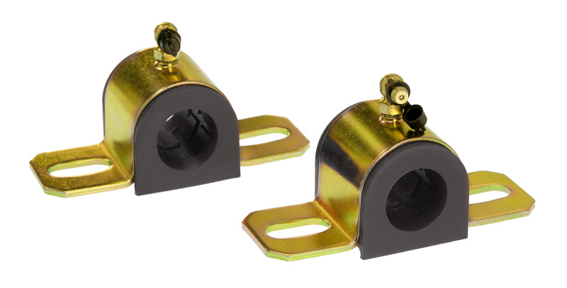 PRO Sway/End Link Bush - Blk - Prothane Universal 90 Deg Greasable Sway Bar Bushings - 26MM - Type B Bracket - Black