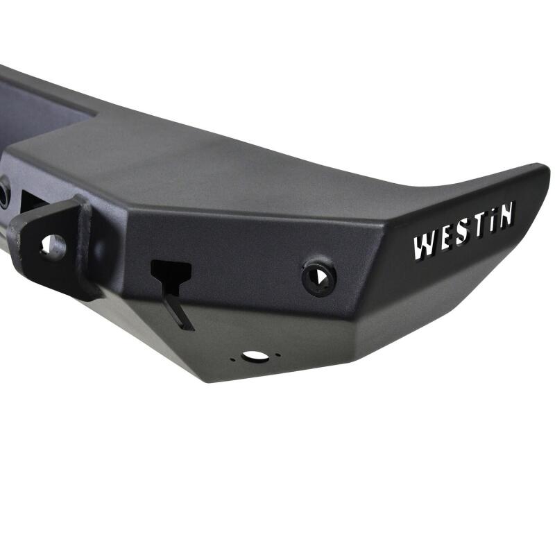WES WJ2 Bumpers - Westin 18-19 Jeep Wrangler JL WJ2 Rear Bumper w/ Sensors (Excl. Wrangler JK) - Textured Black