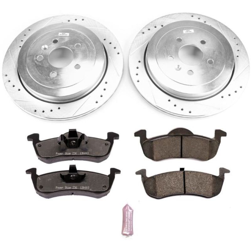 PSB Z36 Truck & Tow Kit - Power Stop 13-18 Lincoln MKT Rear Z36 Truck & Tow Brake Kit