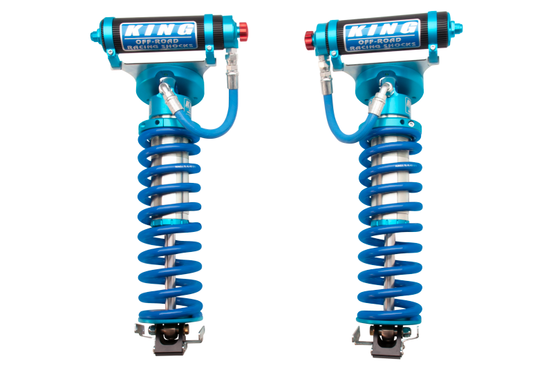 KIN 3.0 Coilovers - King Shocks 2005+ Ford F-250 4WD Front 3.0 Dia Remote Res Coilover Conv w/Adjuster (Pair)
