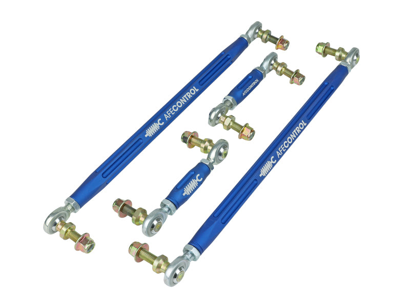 AFE Sway Bar End Links - aFe Control 20-21 Toyota Supra 3.0L Adjustable End Links Kit - Front & Rear