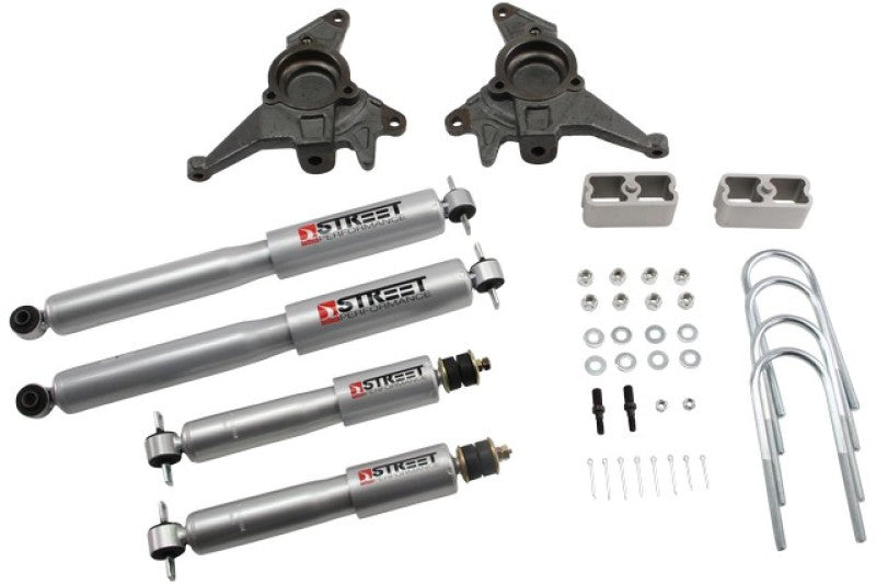 BT Lower Kit w SP Shocks - Belltech LOWERING KIT WITH SP SHOCKS