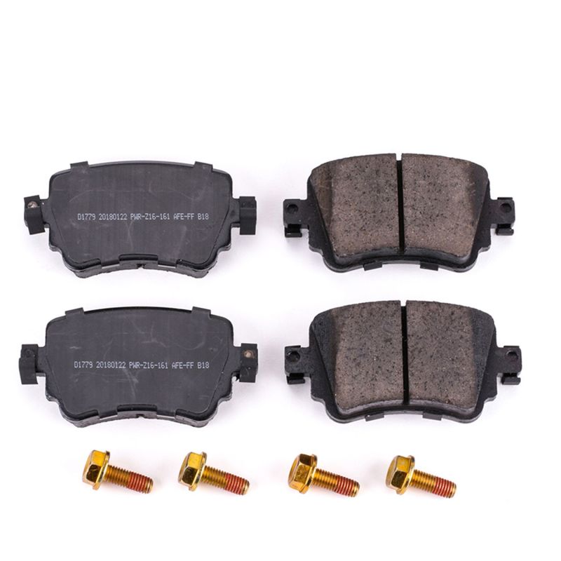 PSB Z17 Evolution Brake Pads - Power Stop 16-18 Audi Q3 Rear Z17 Evolution Ceramic Brake Pads w/Hardware