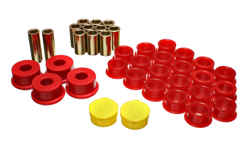 ES Cntrl Arm Bushings - Red - Energy Suspension 91-94 Nissan Sentra/NX1600/2000 Red Rear Control Arm Bushing Set