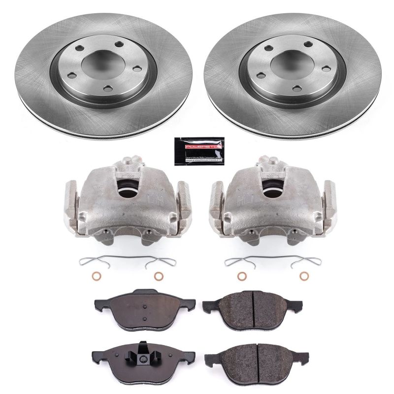 PSB Autospecialty Kit w/Cals - Power Stop 09-10 Mazda 3 Front Autospecialty Brake Kit w/Calipers