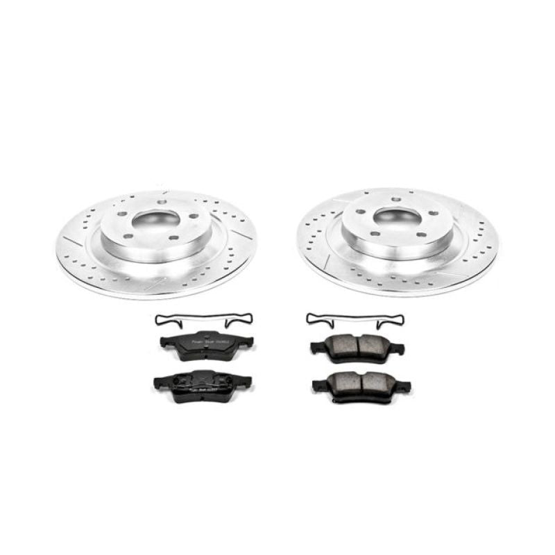 PSB Z23 Evolution Kit - Power Stop 06-07 Mazda 5 Rear Z23 Evolution Sport Brake Kit