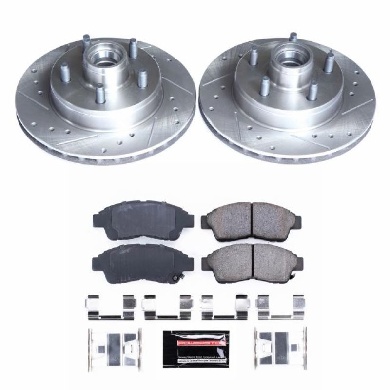 PSB Z23 Evolution Kit - Power Stop 95-97 Ford Ranger Front Z23 Evolution Sport Brake Kit