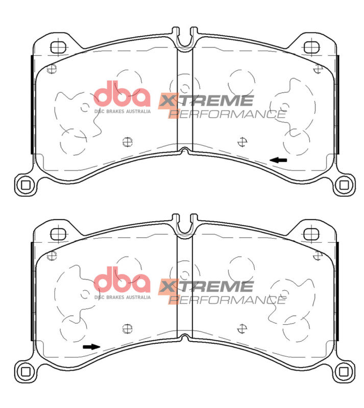 DBA XP Performance Brake Pads - DBA 19-21 Audi e-tron Quattro w/400mm Front Rotor) Front XP Performance Brake Pads