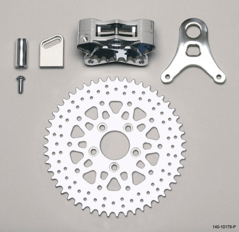 WIL GP310 Brake Kit - Wilwood Brake Kit GP310 R/H Sprocket Rear Polish 48 Tooth