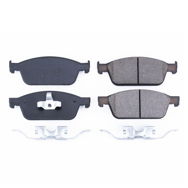 PSB Z17 Evolution Brake Pads - Power Stop 2013 Ford Focus Front Z17 Evolution Ceramic Brake Pads w/Hardware