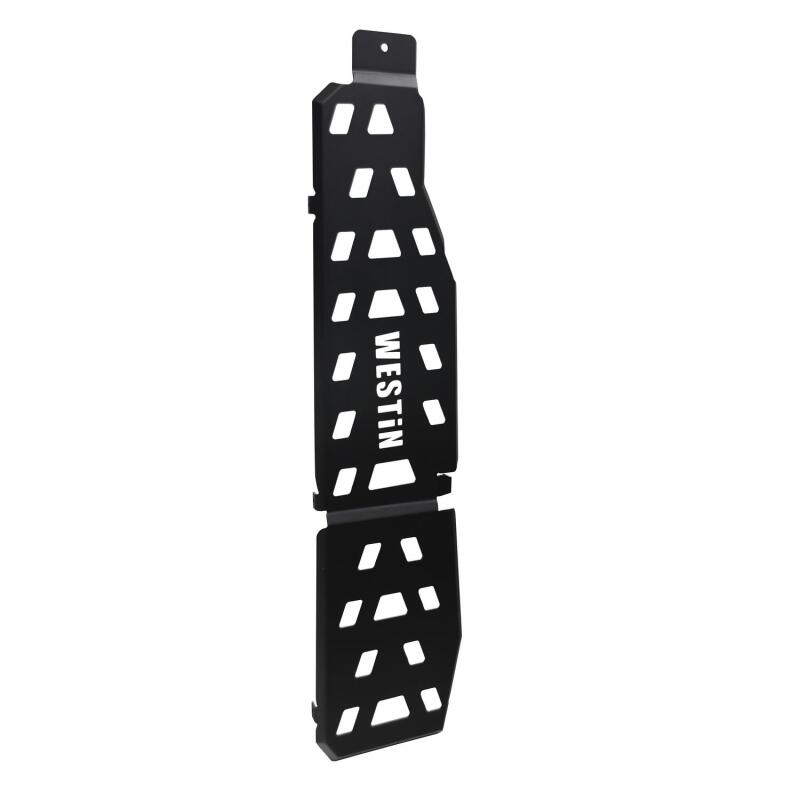 WES Skid Plates - Westin 18-22 Jeep Wrangler JLU 4dr. (Excl. 4xe) Gas Tank Skid Plate - Tex. Blk