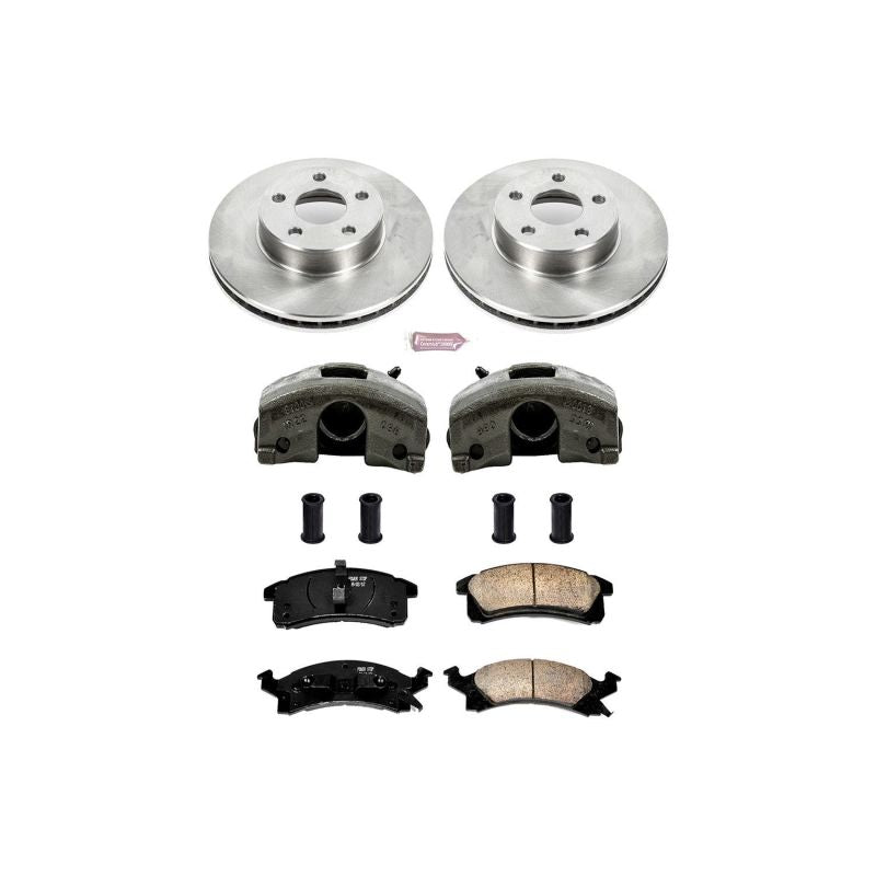 PSB Autospecialty Kit w/Cals - Power Stop 90-98 Buick Skylark Front Autospecialty Brake Kit w/Calipers
