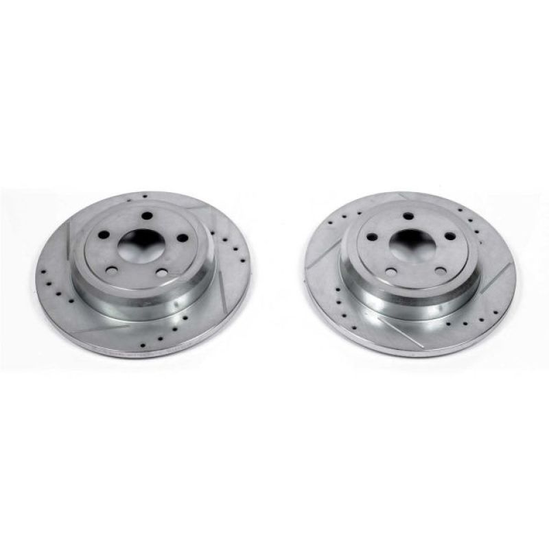 PSB Evolution Drill/Slot Rotor - Power Stop 11-19 Dodge Durango Rear Evolution Drilled & Slotted Rotors - Pair