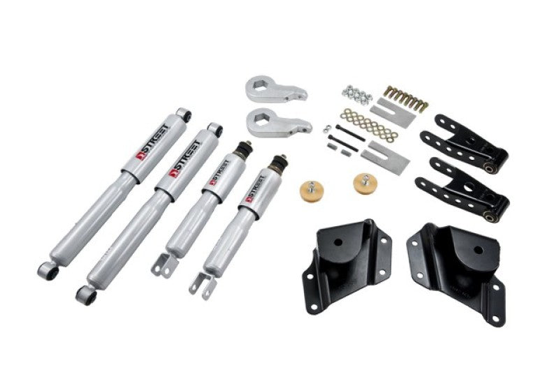 BT Lower Kit w SP Shocks - Belltech LOWERING KIT WITH SP SHOCKS