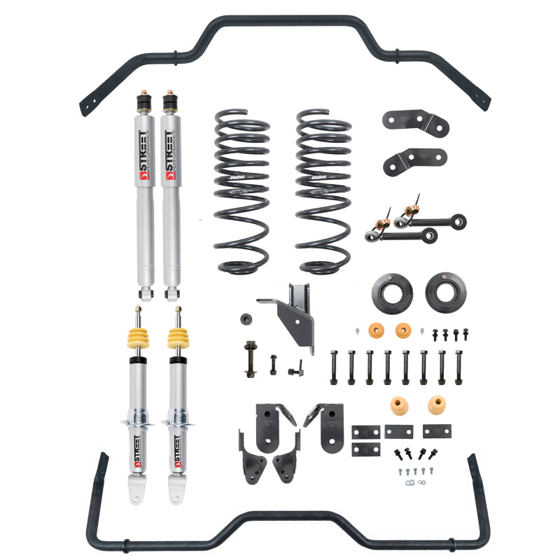 BT Lower Kit w SP Shocks - Belltech Lowering Kit 2019+ Ram 1500 2WD/4WD 1-3in F / 4-5in R