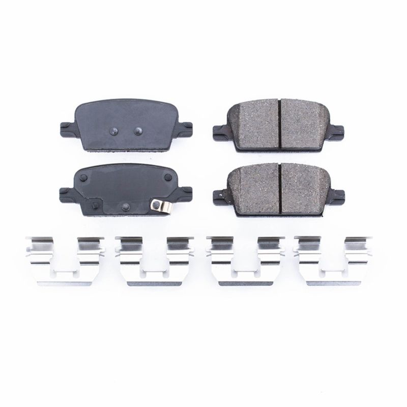 PSB Z17 Evolution Brake Pads - Power Stop 18-19 Chevrolet Malibu Rear Z17 Evolution Ceramic Brake Pads w/Hardware