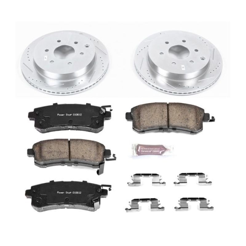 PSB Z23 Evolution Kit - Power Stop 11-13 Infiniti QX56 Rear Z23 Evolution Sport Brake Kit