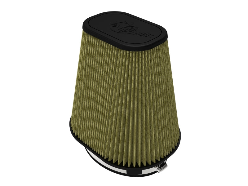 AFE Universal Pro-G 7 Filter - aFe Magnum FLOW Universal Air Filter (7-1/2x5-1/2) IN F x (9-1/4x7-1/4) IN B x (6x4) IN T x 9 IN