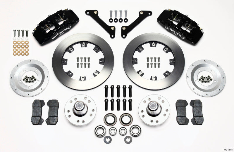 WIL Dynapro Brake Kit - Wilwood Dynapro 6 Front Hub Kit 12.19in 79-81 Camaro