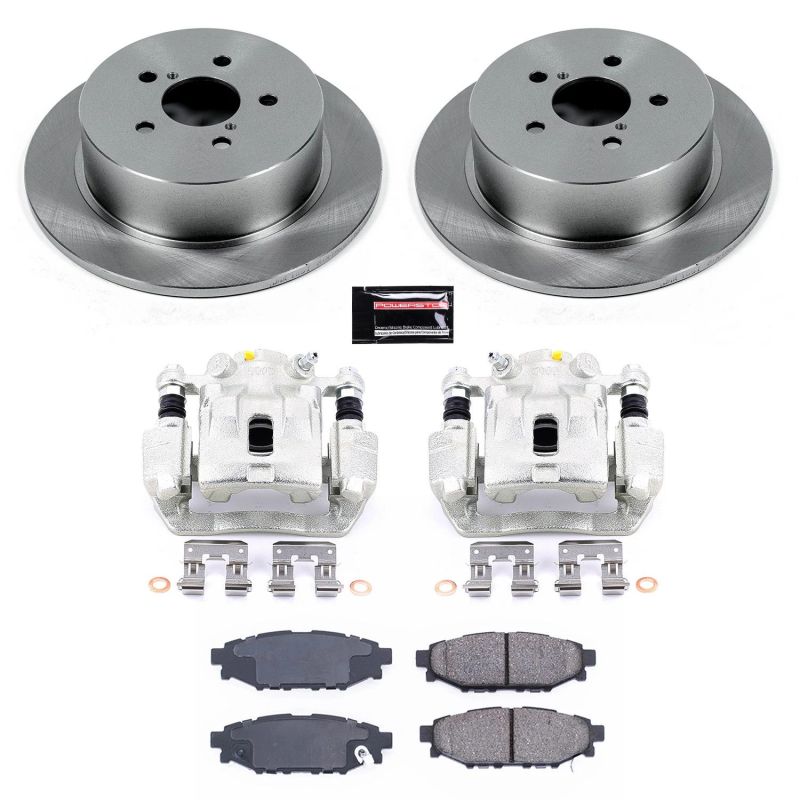 PSB Autospecialty Kit w/Cals - Power Stop 05-09 Subaru Legacy Rear Autospecialty Brake Kit w/Calipers