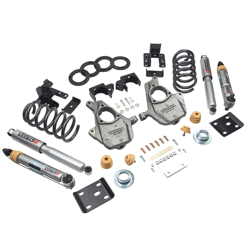 BT Lowering Kit - Belltech LOWERING KIT 16.5-17 Chevy Silverado All Cab 2W 3-4F / 7R