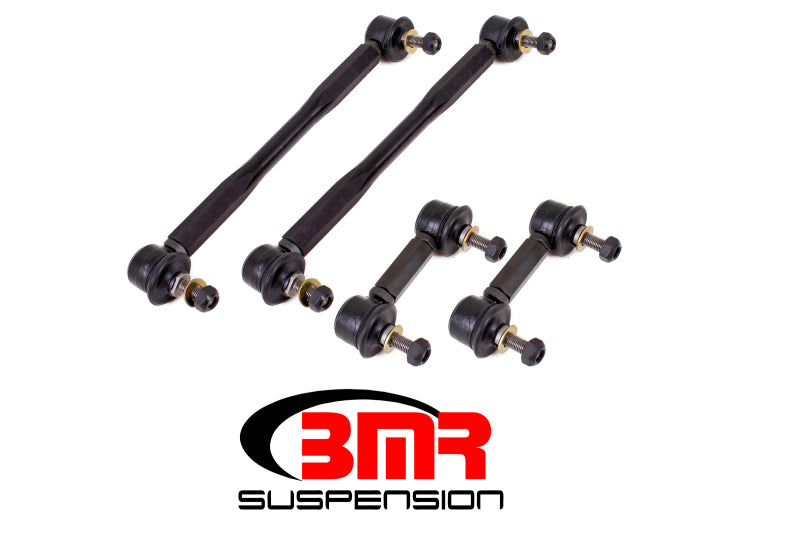 BMR End Links - BMR 14-17 Chevy SS Front and Rear Sway Bar End Link Kit - Black
