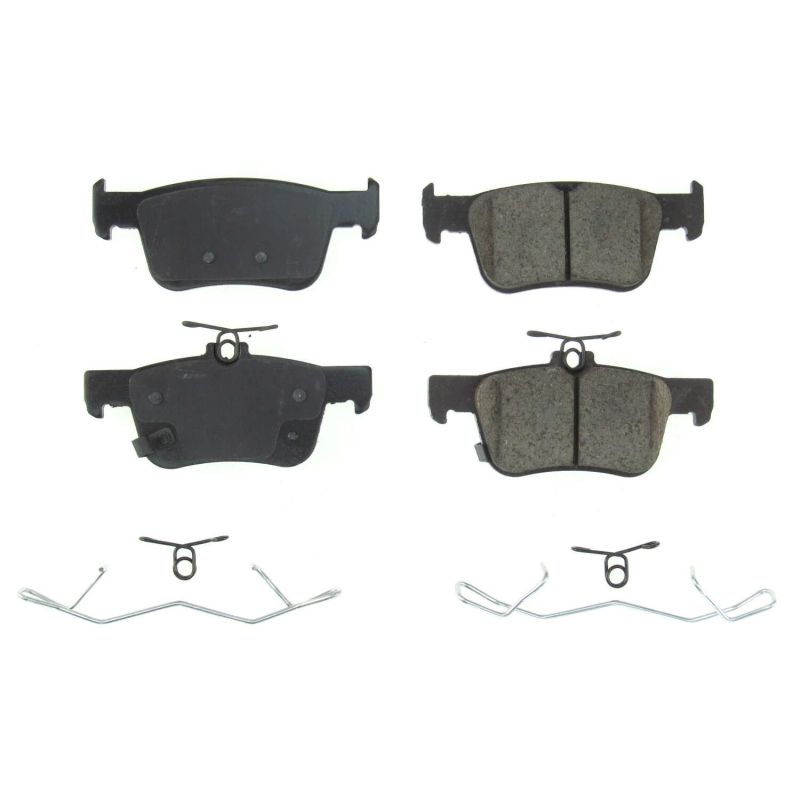 PSB Z17 Evolution Brake Pads - Power Stop 18-19 Honda Accord Rear Z17 Evolution Ceramic Brake Pads w/Hardware