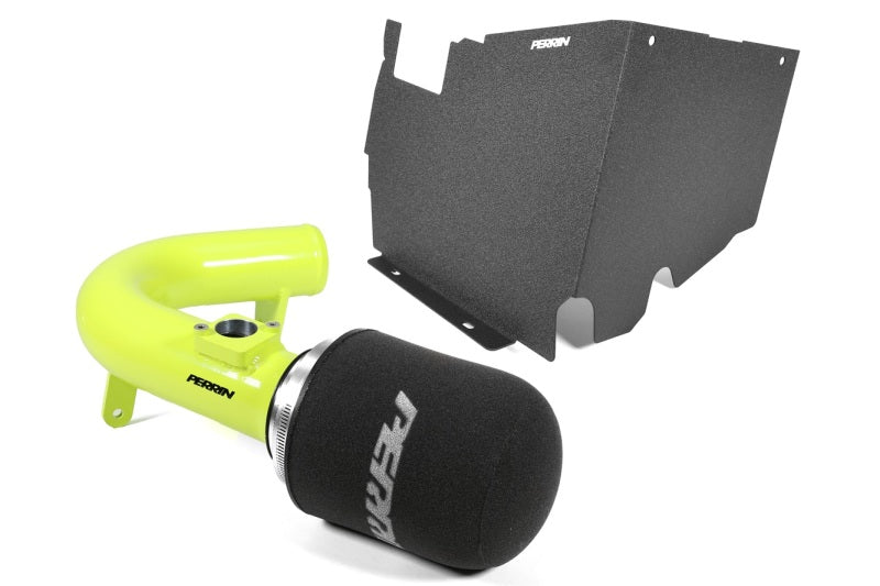 PA Cold Air Intake - PERRIN 22-25 Subaru WRX Cold Air Intake w/Heatshield - Neon Yellow